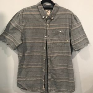 Vans button down shirt sleeves shirt